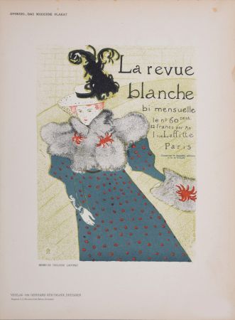 Lithographie Toulouse-Lautrec - La revue blanche, 1897 
