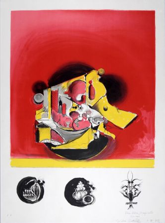 Lithographie Sutherland - La Roche II, 1972 - Hand-signed!