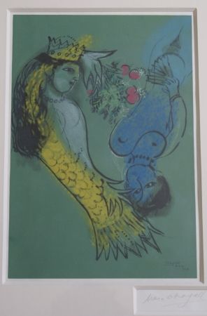 Holzschnitt Chagall - La Sirene