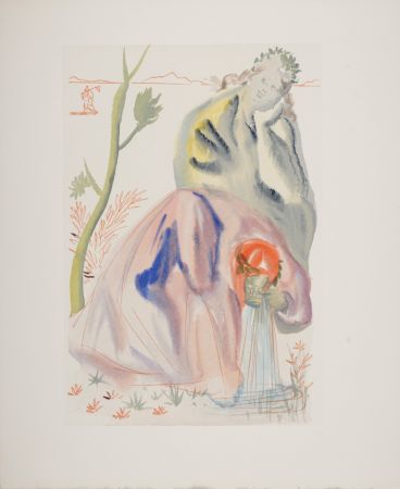Holzschnitt Dali - La source, 1963