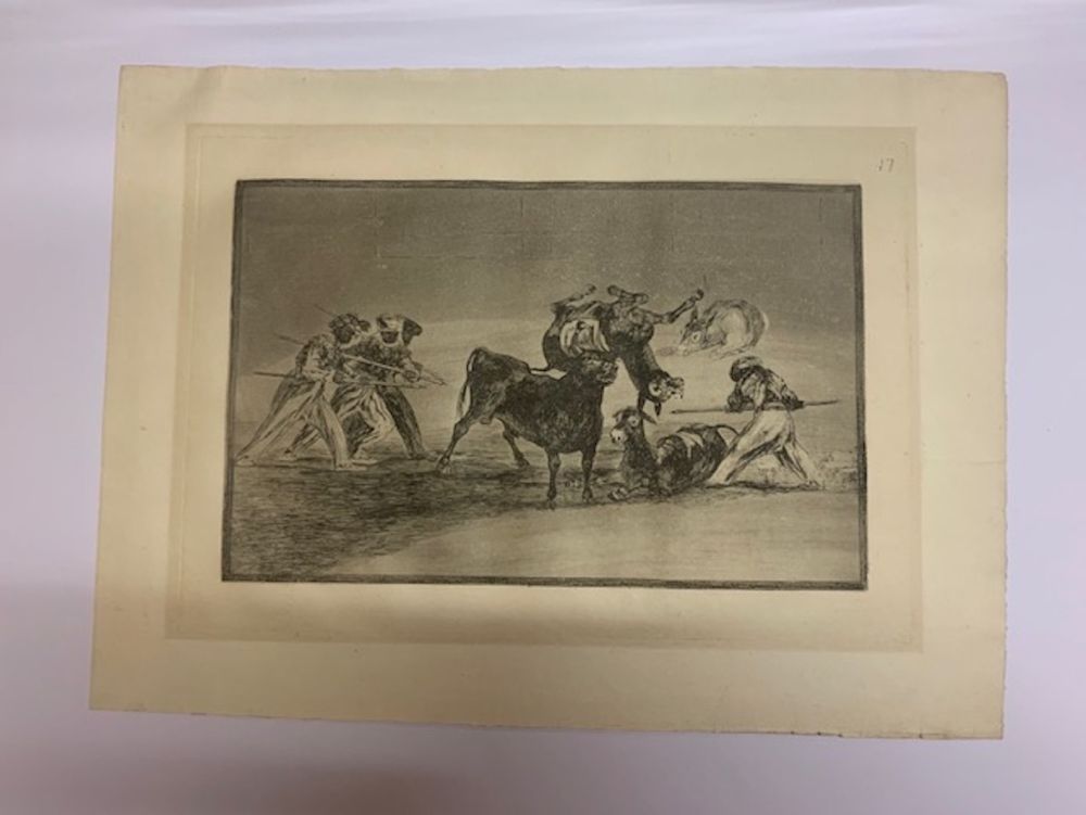 Radierung Und Aquatinta Goya - La Tauromaquia