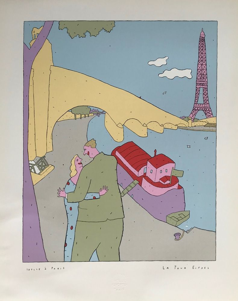 Siebdruck Kœchlin - La Tour-Eiffel