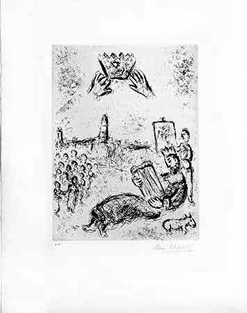 Stich Chagall - La tour du Roi David