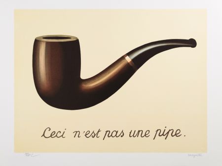 Lithographie Magritte - La Trahison des Images (The Treachery of Images)