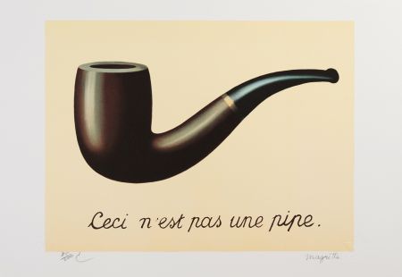 Lithographie Magritte - La Trahison des Images (The Treachery of Images)