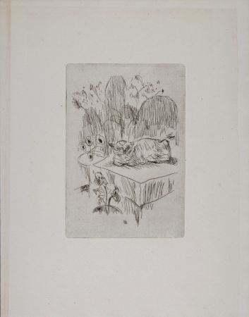 Radierung Bonnard - La Vie de Sainte Monique (C), 1930