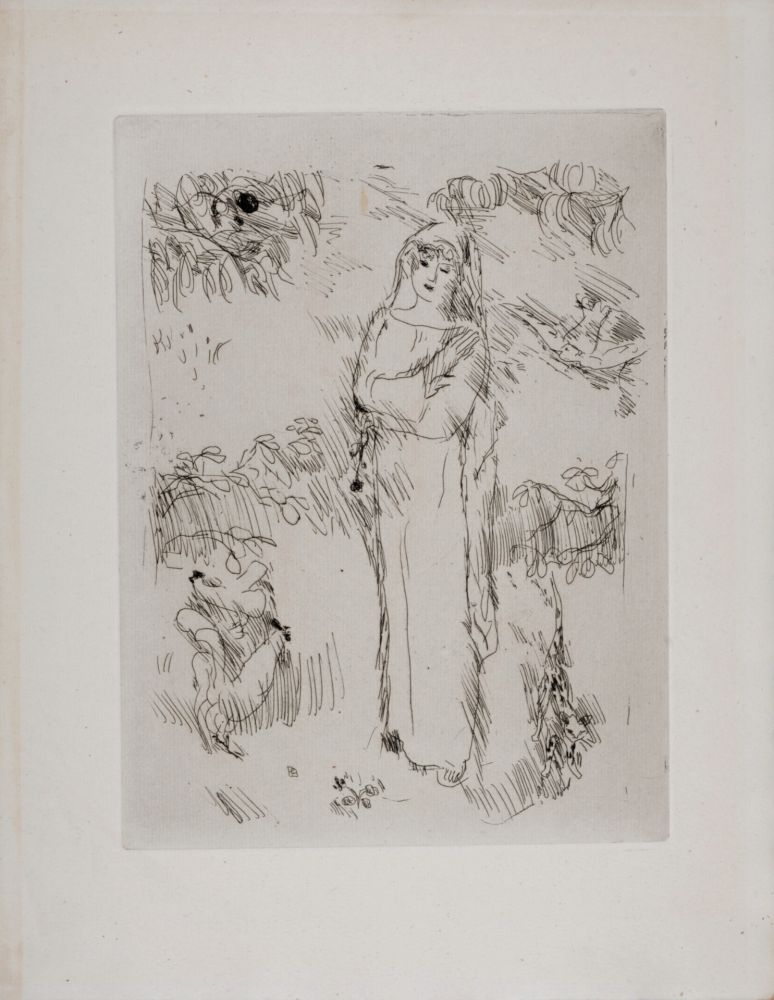 Radierung Bonnard - La Vie de Sainte Monique (H), 1930