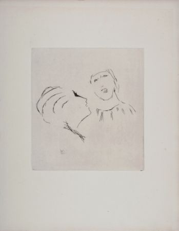 Radierung Bonnard - La Vie de Sainte Monique (I), 1930