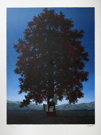 Lithographie Magritte - La Voix du Sang (The Voice of Blood)