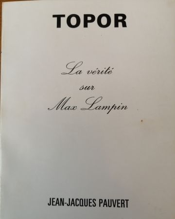 Illustriertes Buch Topor - La Vérité sur Max Lampin