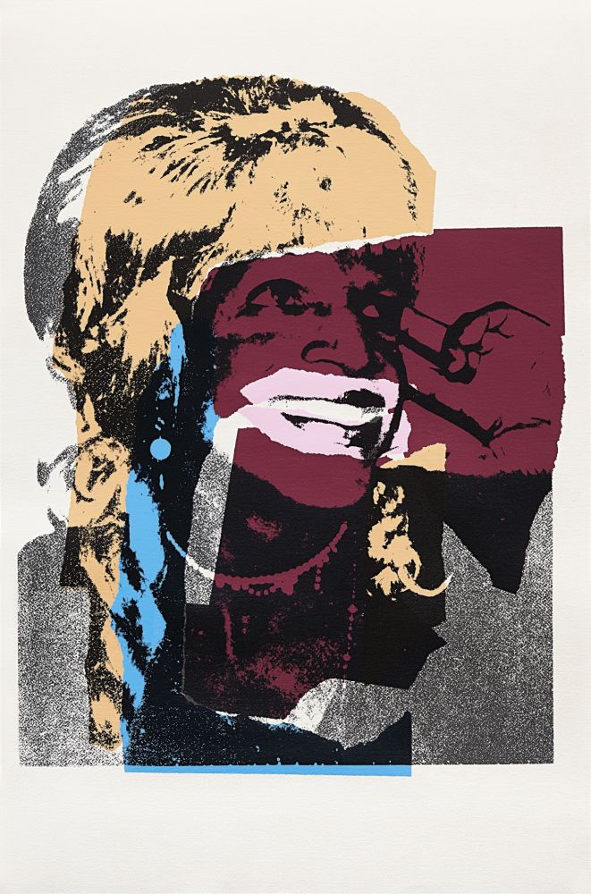 Siebdruck Warhol - Ladies and Gentlemen, Orange (FS II.133)