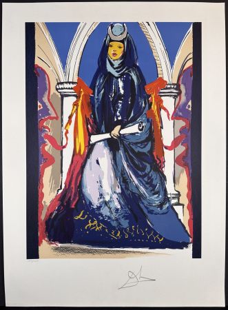 Lithographie Dali - Lady Blue