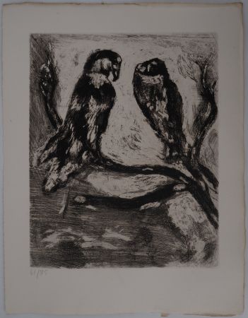 Stich Chagall - L'aigle et le hibou
