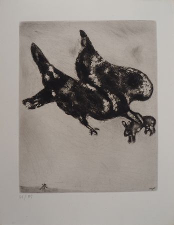 Stich Chagall - L'Aigle, la Lapin et le Coléoptère (L'Aigle et l'Escarbot)