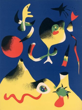 Lithographie Miró (After) - L'Air