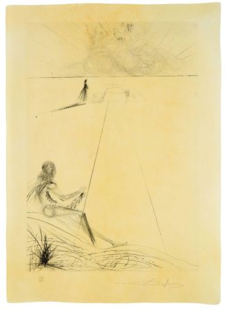 Kaltnadelradierung Dali - L’Arriveè de la mousson