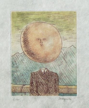 Radierung Und Aquatinta Magritte - L'art de vivre
