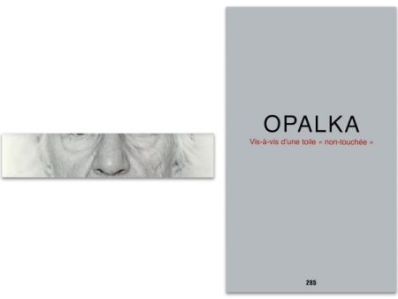 Illustriertes Buch Opalka - L'art en écrit