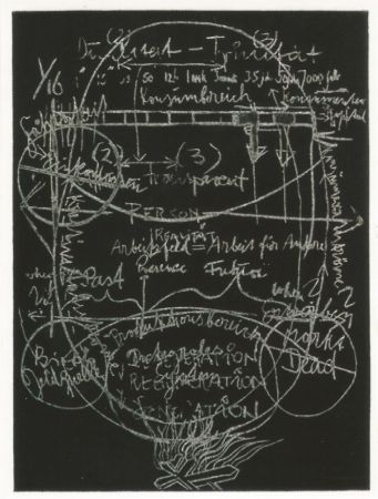 Aquatinta Beuys - L'arte è una zanzara dalle mille ali - III