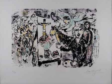 Lithographie Chagall -  L’Artiste et Thèmes bibliques