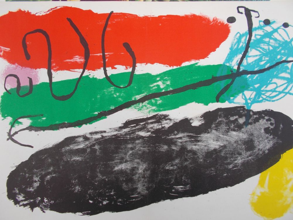 Lithographie Miró - L'astre de Patagon