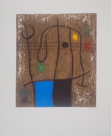 Lithographie Miró - L'astrologue