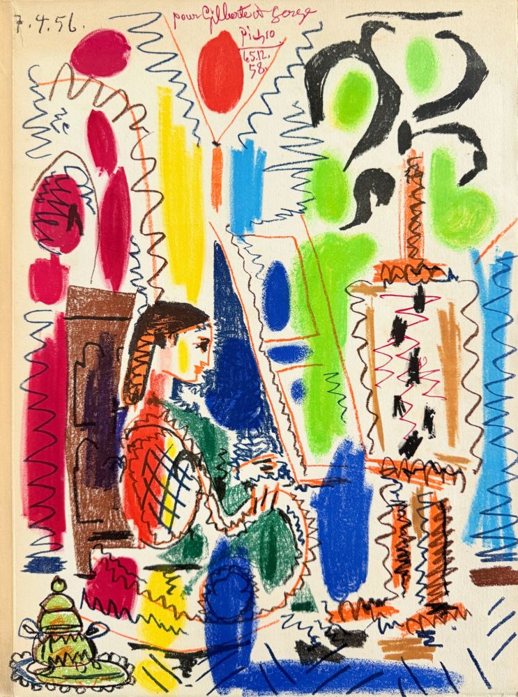 Lithographie Picasso - L'atelier de Cannes
