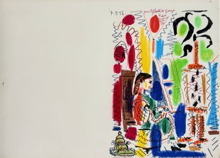 Lithographie Picasso - L'atelier de Cannes