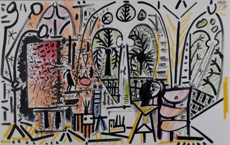Lithographie Picasso - L'Atelier de La Californie #3, 1959