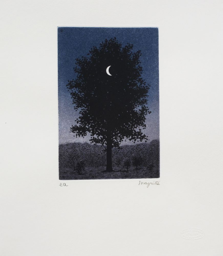 Radierung Und Aquatinta Magritte - Le 16 septembre