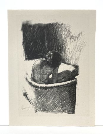 Lithographie Bonnard - Le Bain