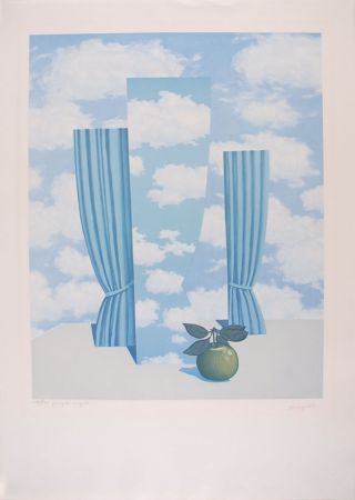 Lithographie Magritte - Le Beau Monde - The Beautiful World