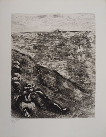 Stich Chagall - Le berger et la mer