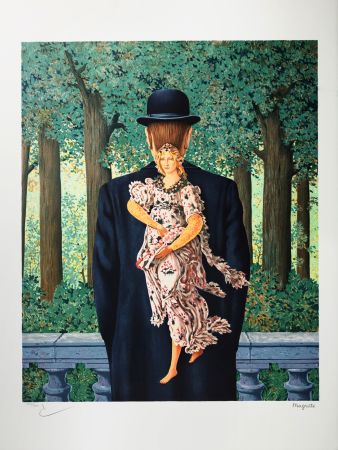 Lithographie Magritte - Le Bouquet tout Fait (The Ready-Made Bouquet)