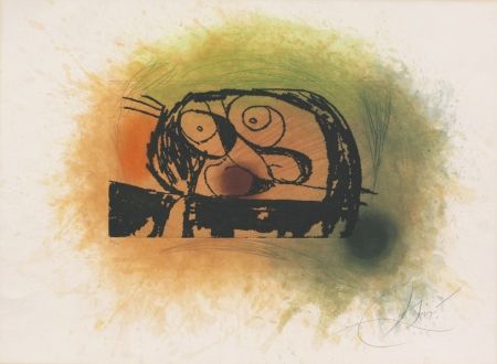 Radierung Und Aquatinta Miró - Le Bousier