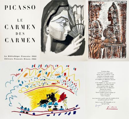 Illustriertes Buch Picasso - Le Carmen des Carmen