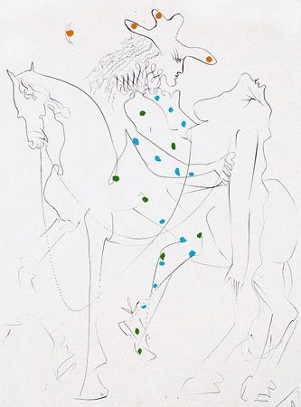 Stich Dali - Le cheval de Picasso