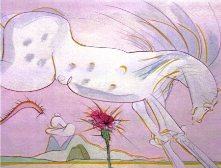 Stich Dali - Le Cheval et le Loup (The Horse and the Wolf) 