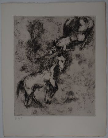 Stich Chagall - Le cheval et l'âne