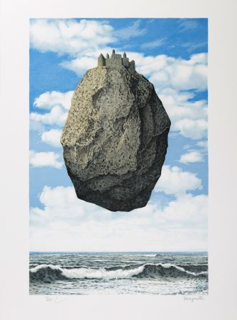 Lithographie Magritte - Le Château des Pyrénées (The Castle of the Pyrenees)