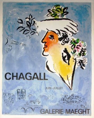 Plakat Chagall - Le cielbleu