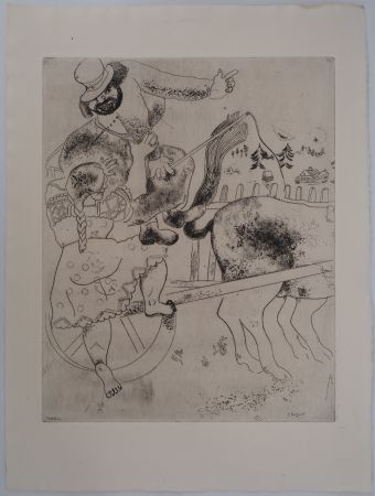 Stich Chagall - Le cocher qui a perdu son chemin (L'indication de la route)