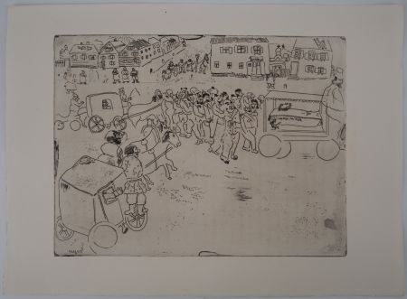 Stich Chagall - Le convoi funèbre (L'enterrement du procureur)