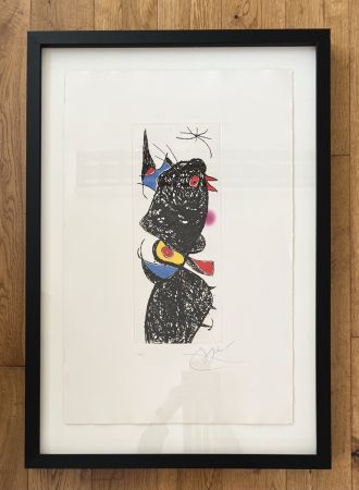 Radierung Und Aquatinta Miró -  Le Coq de Bruyere