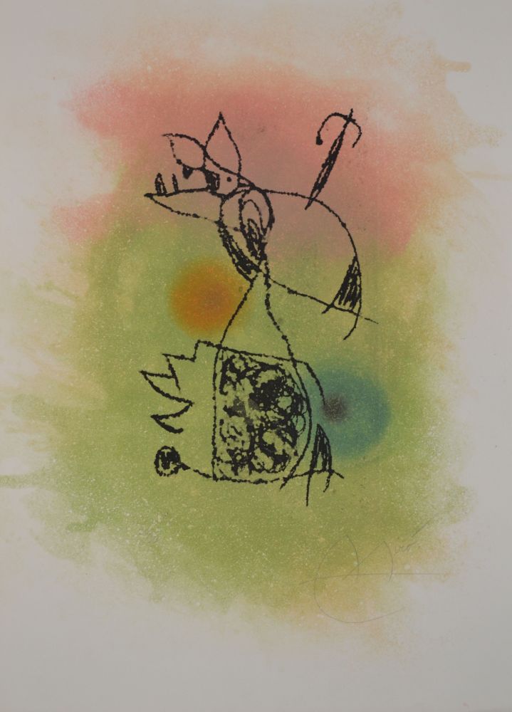 Radierung Und Aquatinta Miró - Le Criquet - D1021