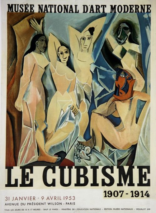 Lithographie Picasso - Le Cubisme  , D'apres Les Demoiselles D'Avignon