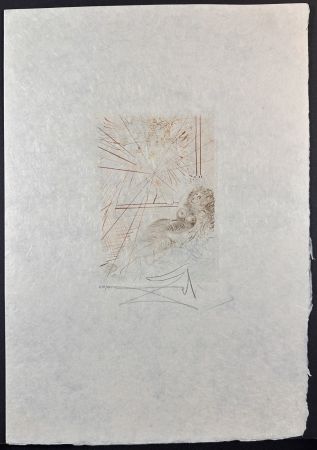 Stich Dali - Le Decameron L'Ange Gabriel on Japon Paper