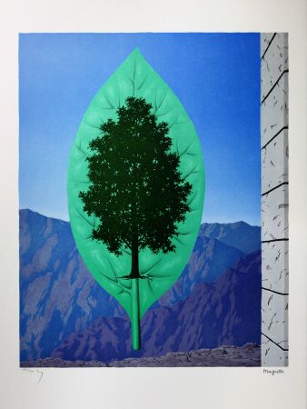 Lithographie Magritte -  Le Dernier Cri (The Last Word)