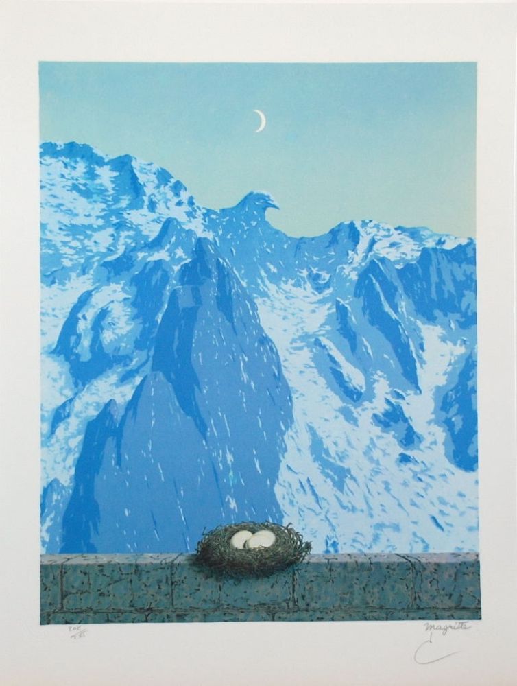 Lithographie Magritte - Le Domaine d'Arnheim