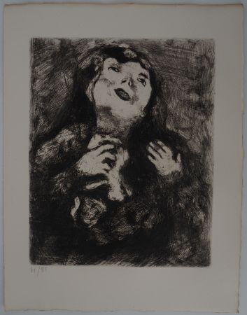 Stich Chagall - Le désespoir (La jeune veuve)